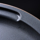 KIKIME Amime Series - With Half Black Net - 22.5 cm / Tonkatsu Plate