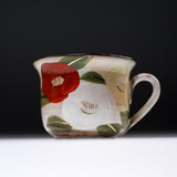 Kyo Kiyomizu Ware Hand made Mini Espresso Cup Set - Camellia / 京焼・清水焼き