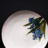 Kyo Kiyomizu Ware Hand made Mini Espresso Cup Set - Iris / 京焼・清水焼き