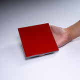 Crafted In Japan Reversible Lacquered Object Stand 12 cm – Red and Black / 朱／黒塗 両面敷台