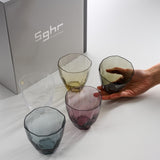 Sugahara Handmade Glassworks - GINETTE 5pcs Rock Glass Gift Set / 菅原工芸硝子 Sghr
