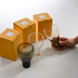 Sugahara Handmade Glassworks - Sen - Chasen Shape Tumbler - Tan / 菅原工芸硝子 Sghr
