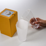 Sugahara Handmade Glassworks - Kumo Cloud - Frosted Beer Glass / 菅原工芸硝子 Sghr