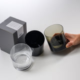 Sugahara Handmade Glassworks - Incline Glass - Pure Black / 菅原工芸硝子 Sghr