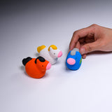 Seto ware Mini Lucky Ornament - Year of Horse - Plum / 縁起玩具