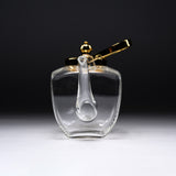 Hirota Glass - Chirori Sake Server with Gold Lid / 廣田硝子 金蓋ちろり