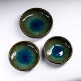 Fukutomi Takahiro Medium Bowl - Flowing Blue B / 「流青」ボウル(中)