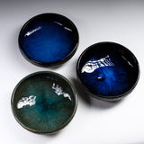 Fukutomi Takahiro Medium Bowl - Flowing Blue A / 「流青」ボウル(中)
