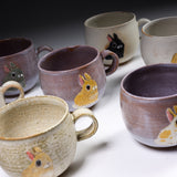 Yamano Usagi Handmade Rabbit Mug Cup - Luna / 山野うさぎ マグカップ