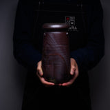 Bizen Pottery Vase with Wooden Box - Nakai Yasushi / 備前焼 花入