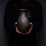 Bizen Pottery Vase with Wooden Box - Shibaoka Hirokazu / 備前焼 花瓶