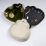 Zoho Kiln Hyotan Small Plate - Three Design Options - Blue Signature / 蔵珍窯 瓢箪小皿