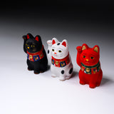 Lucky Ornament - Beckoning Cat - Small Black / 縁起玩具