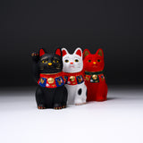 Lucky Ornament - Beckoning Cat - Small Black / 縁起玩具