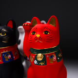 Lucky Ornament - Beckoning Cat - Small Black / 縁起玩具