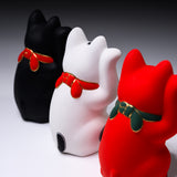 Lucky Ornament - Beckoning Cat - Small Black / 縁起玩具