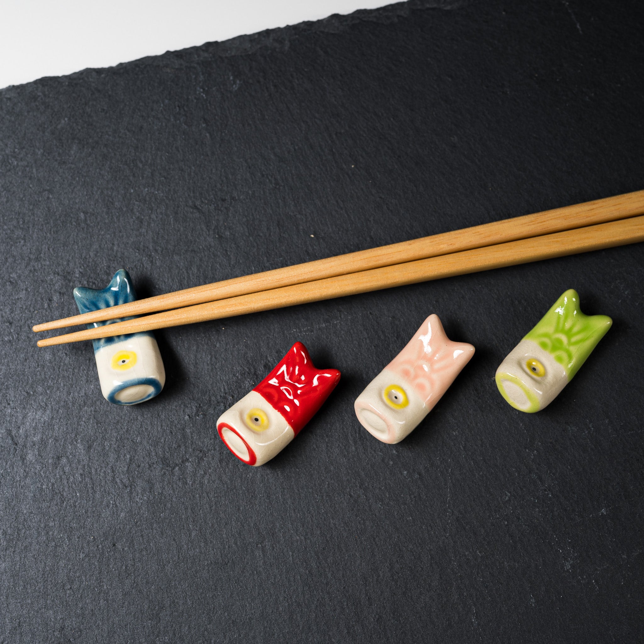 Carp Streamer Hand Made Chopstick Rest - 5 Options