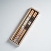 Japanese Chopstick Gift Set - Six Seasons Series - White and Brown