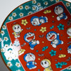 Kutani ware x Doraemon Round Plate - 12 cm - Mokubei Style
