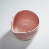 Matcha Bowl with Spout - Mat Pink / 抹茶碗 桃練