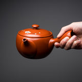 Hand-painted Tokoname Teapot - Plum - 450ml / 常滑急須