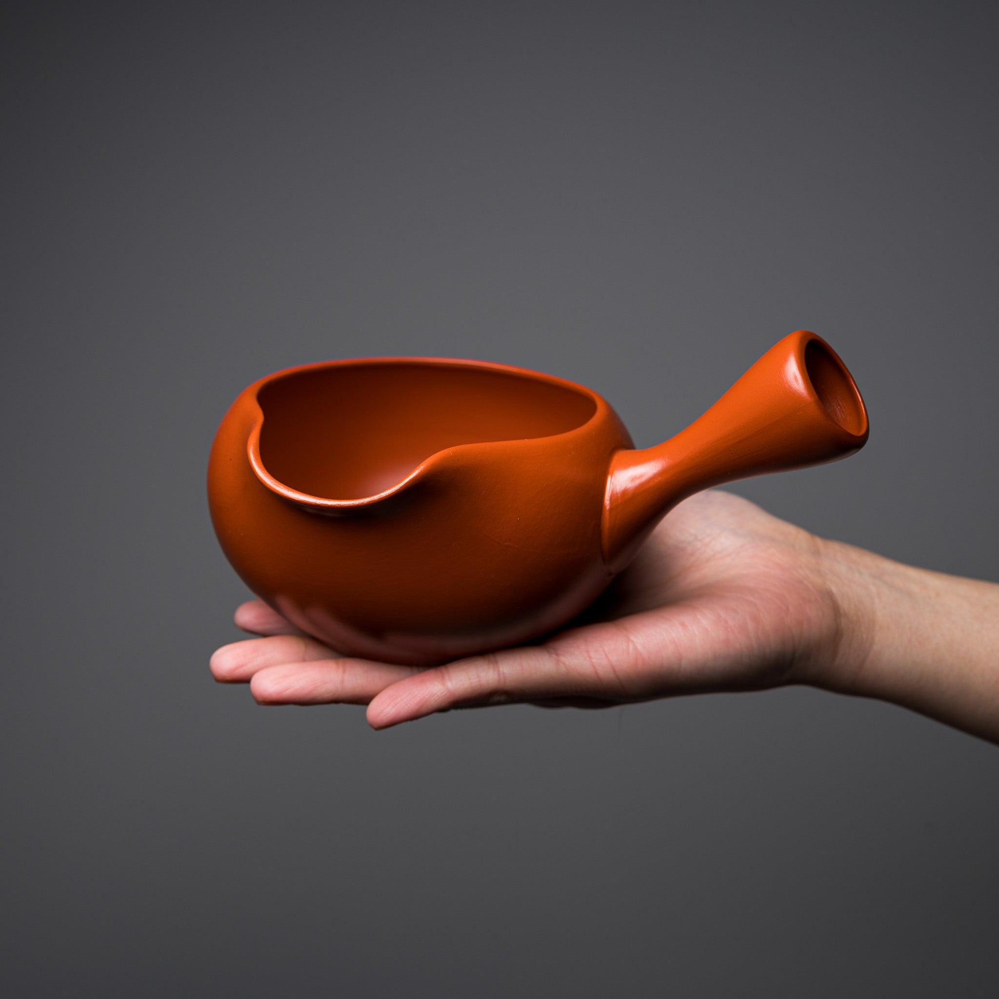 Tokoname Teapot / Matcha Bowl with Spout - 320 ml