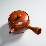 Hand-painted Tokoname Teapot - Plum - 450ml / 常滑急須