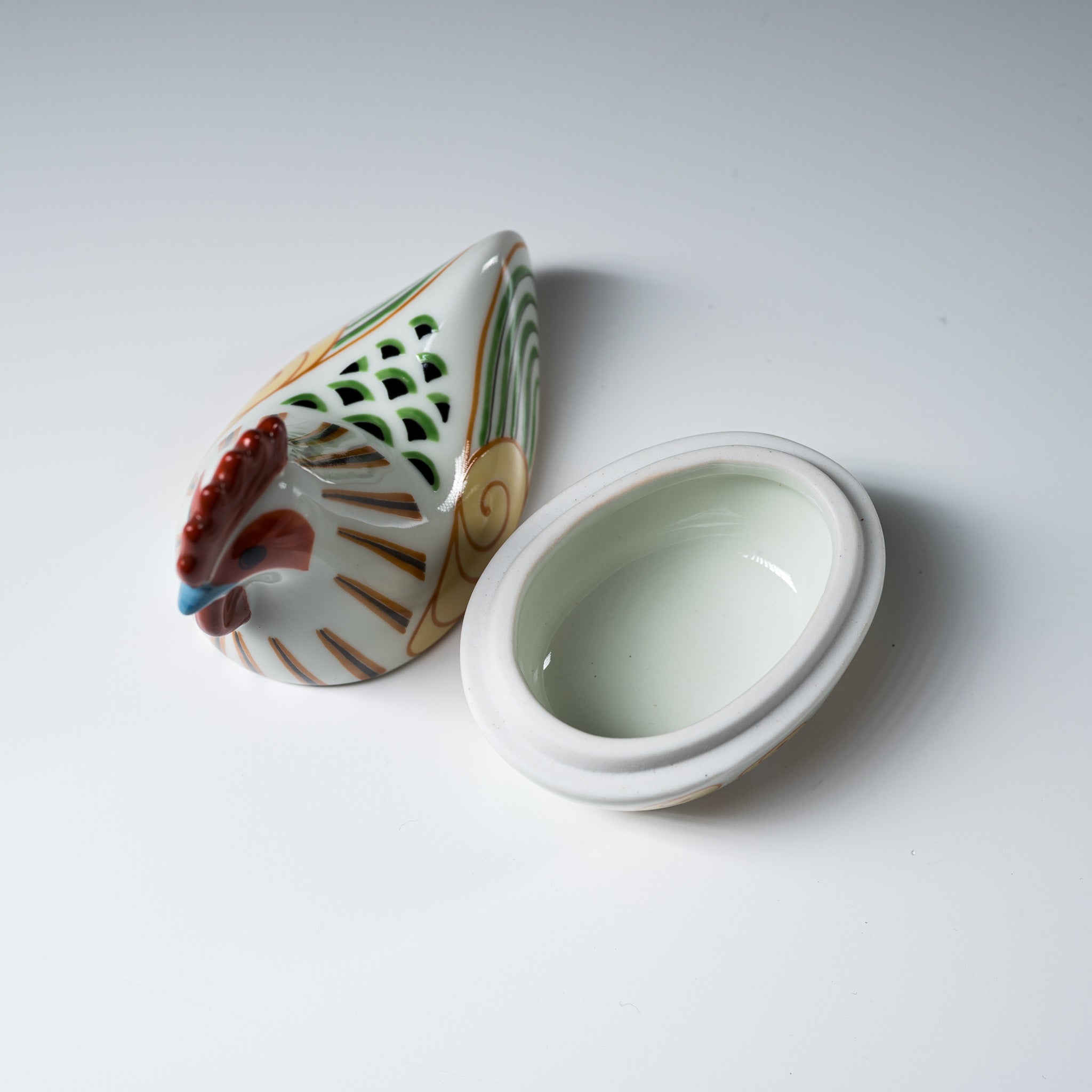 Arita Ware Rooster Condiment Container / 有田焼 おんどり 珍味入れ