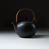 Yui  - 結- Wooden Handle Teapot 600ml - Dark Grey/Light Black