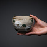 Mini Matcha Bowl / Tea Cup - White Camellia