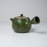 Hand-painted Tokoname Teapot - 380 ml - Green / 常滑急須