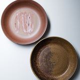 Bizen Pottery Bowl Plate - Hidasuki / 備前焼 深皿