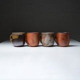 Bizen Pottery Regular Mug Cup - White Hidasuki / 備前焼 マグカップ