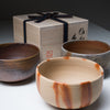 Bizen Pottery Matcha Bowl with Wooden Box - Goma / 備前焼 抹茶碗