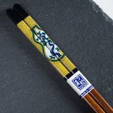 Kutani Design x Wakasa Lacquered Chopsticks - Black - 23 cm / 九谷色絵×若狭塗箸