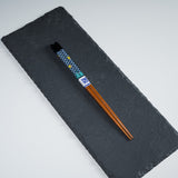 Kutani Design x Wakasa Lacquered Chopsticks - Black - 23 cm / 九谷色絵×若狭塗箸