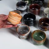 Mino ware Pottery Sake Cup / Teacup - Tokusa / 美濃焼き ぐい呑み