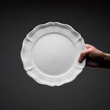 USUKI Ware Handmade Rinka Rim Plate - 22 cm / 臼杵焼き リム皿