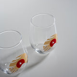 Chill & Bloom Mt Fuji Glass Pair Tumbler Cup / 冷感グラス