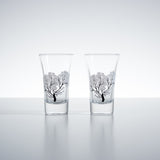 Chill & Bloom Sakura Pair Sake Shot Glass / 冷感ショットグラス