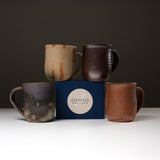 Bizen ware Pottery Extra Large Mug Cup - HIDASUKI / 備前焼 マグカップ