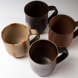 Bizen ware Pottery Extra Large Mug Cup - HIDASUKI / 備前焼 マグカップ