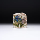 The Flowering Year Mini Bud Vases - May : Iris / 俊山窯 一輪挿し 菖蒲