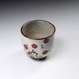Shunzan Kiln Kyo Kiyomizu Ware Handmade Teacup - Plum / 俊山窯 湯呑 梅