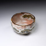 Shunzan Kiln Matcha Bowl with Wooden Box - Snowing Pine / 俊山窯 抹茶碗 雪松