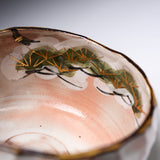 Shunzan Kiln Matcha Bowl with Wooden Box - Snowing Pine / 俊山窯 抹茶碗 雪松