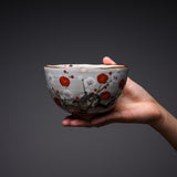 Shunzan Kiln Matcha Bowl - Plum / 俊山窯 抹茶碗 梅