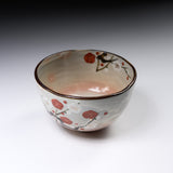 Shunzan Kiln Matcha Bowl - Plum / 俊山窯 抹茶碗 梅