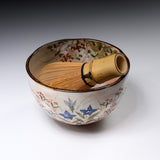 Shunzan Kiln Matcha Bowl - Autumn Grasses / 俊山窯 抹茶碗 秋草