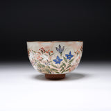 Shunzan Kiln Matcha Bowl - Autumn Grasses / 俊山窯 抹茶碗 秋草